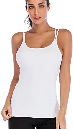 Yoga Tank Built in Bra Workout 