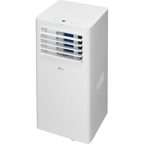 LG 5,100 BTU (DOE) / 9,000 BTU (ASHRAE) Portable Air Conditioner, Cools 150 Sq.Ft. (10' x 15' room size), Quiet Operation,LCD Remote, Window Installation Kit Included, 115V