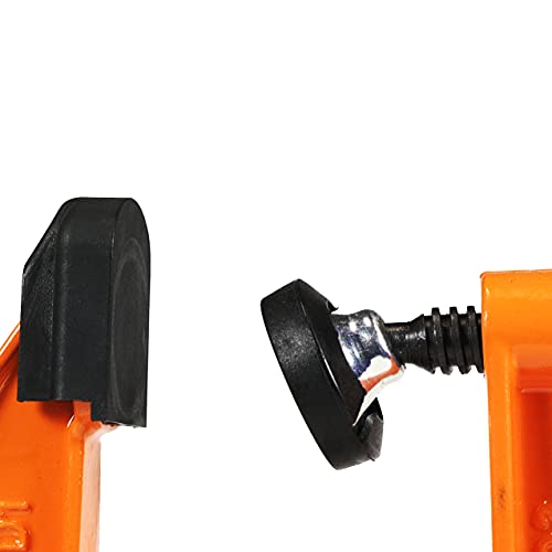 Jorgensen Pony Braçadeira De Barra De Aço Resistente 3706-Hd Laranja 15 24 Cm (6')