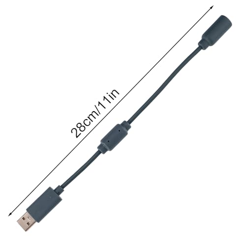 Image of XIHIRCD USB Breakaway Cable, USB Breakaway Cord Replacement for Logitech G920 G923 G27 G29 Driving Force Xbox 360 Controller Thrustmaster Ferrari 458 Spider Racing Wheel Cord (Grey)