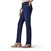 Lee-Womens-Petite-Instantly-Slims-Classic-Relaxed-Fit-Monroe-Straight-Leg-Jean Lee Women's Instantly Slims Classic Relaxed Fit Monroe Straight Leg Jean, Ellis Blue, 10 Petite