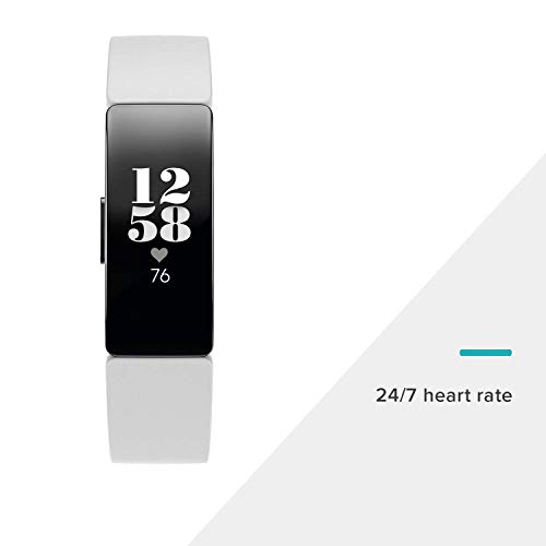 Image of Fitbit Inspire HR Health and Fitness Tracker with Heart Rate (White)
