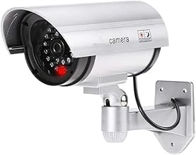 Dummy Fake Bullet Camera with Flashing Red Led Light Dummy CCTV Security Camera for Home & Office (Pack of 1 Pcs)-picture-26