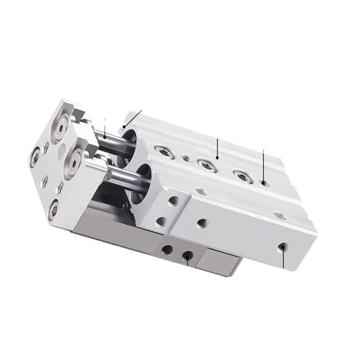 Cylindre pneumatique MXQ 20mm course 20mm pour guidage linéaire