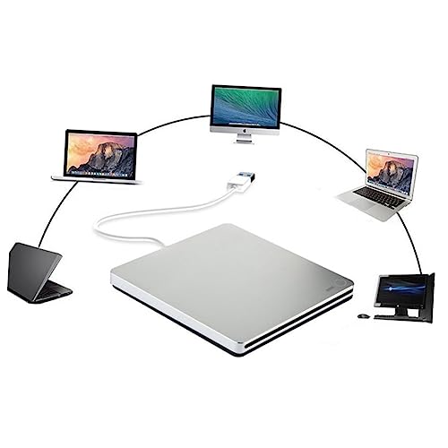 Graveurs DVD USB 3.0 externes avec double interface et technologie intégrée à ventouse HOMSFOU - 5