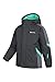 Mountain Warehouse Raptor Kids Ski Jacket, Boys & Girls Snow Coat Forged Iron Grey Kids 2-3 Yrs (92-98 cm)