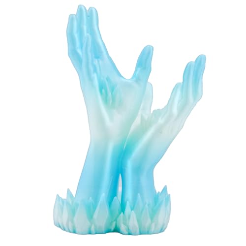 Image of Translucent Rainbow Sky Blue PLA 1.75mm 1kg Glitter 3D Printer Filament | Transparent finish Glitter sparkle Gradient Blue White Smooth transition Color Change 1kg spool 2.2lbs for Bambu Prusa FDM