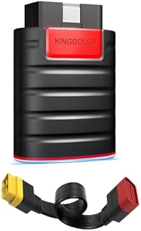 XPR3SS EDIAG Full System Bluetooth OBD2 Diagnostic Scanner + 16 Pin Flat Ribbon Extension Cord Automotive Scanner for Car Bidirectional Scan Tool OE Level with ECU Coding Software 1 Year Free