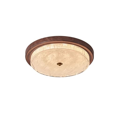 HGTYDV2 Luz de Techo Moderno de Mediados de Siglo lámpara de lámpara de Madera de Madera lámpara de Montura de Montaje de Montura de Montura de Granja lámpara de Techo de Metal Vintage