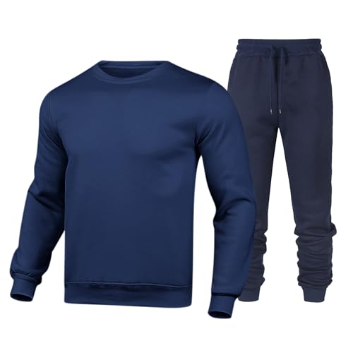 Sweat à capuche tendance en couleur unie et son pantalon assorti confortable
