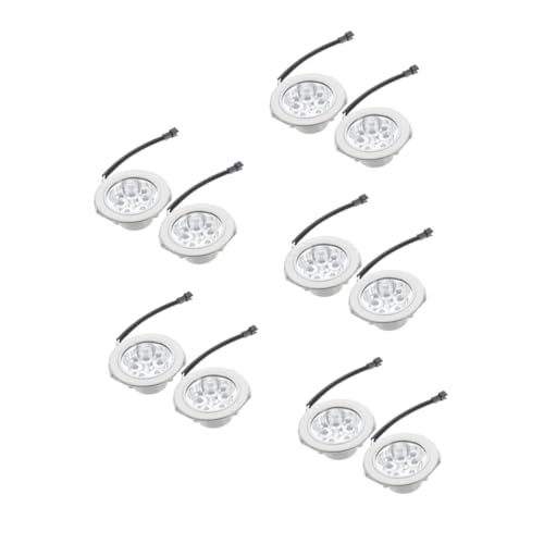 TOPPERFUN 5 Piezas Luz De Campana Extractora Bombilla De Campana Extractora Bombilla Led Para De Capó Luces De Campana De Cocina Campanas Extractoras Lowes El Plastico Silver