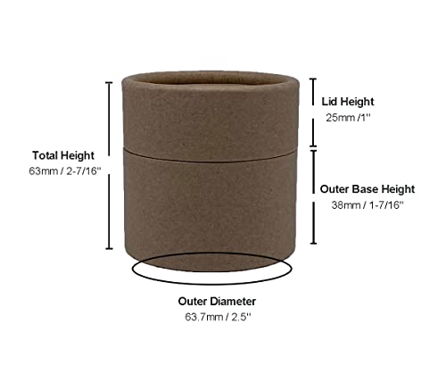 GreenWay 4oz / 120g Kraft Paperboard Empty Jars with Lids - 10 Pack Biodegradable Refillable DIY Cosmetic Containers – Wax Lined Packaging Containers Jars with Snug-Fitting Caps - Black4