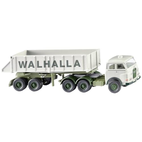 Preisvergleich Produktbild Wiking 0677 12 H0 Man Hinterkippersattelzug Pausbacke Walhalla Kalk