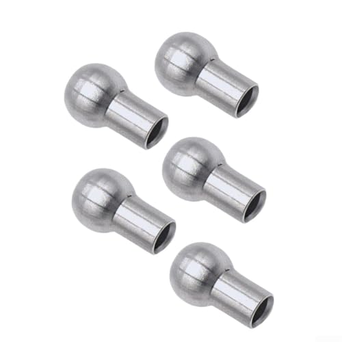 Posheliox Máquina de polea de fitness Terminal de ojal de cable y tapón de junta de puerto de cuerda de alambre para cables de acero de 5 mm, accesorios de piezas de equipo de gimnasio de hierro para
