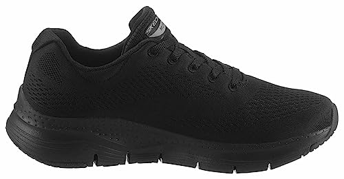 Skechers Femme Arch Fit Big Appeal Shoes, Black Mesh Trim, 37 EU