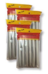 Silky Curls Flexi Rods, Hair Rollers, Flexi Rods, Flexible Rods, Pillow Rollers, Silk Hair Rollers (4packs)