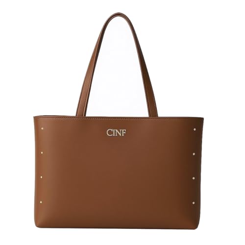 Bolsa Sacola Feminina Grande De Ombro Universitária Reforçada (Caramelo)