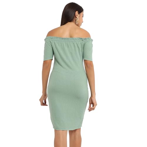 Image of PINACOLADA Campus Sutra Women Knee-Length Dress