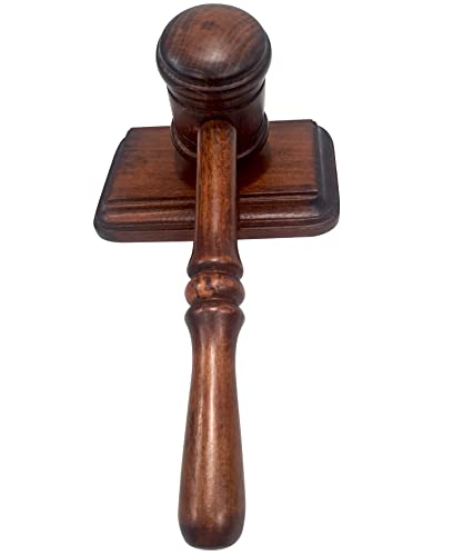 Premium Quality Wood And Sound Rectangular Block Set Justice Gavel Handcrafted Wood Perfect For Judge, Lawyer, Student, Auction Court, And Gifts #TOP1