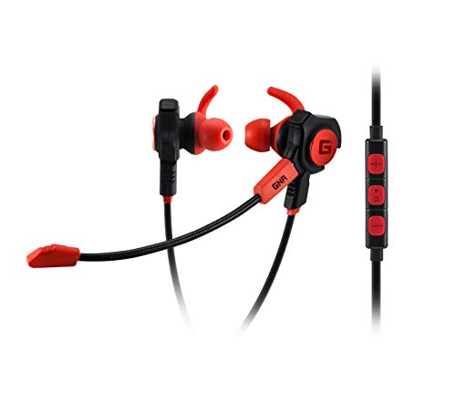 Gaming Earbuds with detachable boom mic and in-line mic, In-Ear Noise Isolation. Great