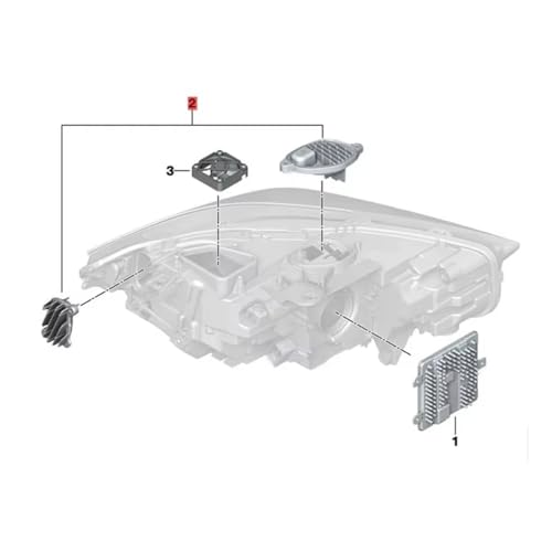Módulo de Control DRL para F40 F44 amarillo placa luces de circulación diurna 2019-2023 2
