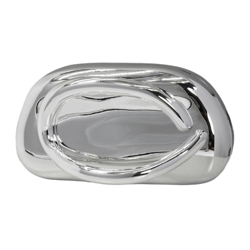 Image of Women Evening Clutch Purse Metal Handle Acrylic Purse Unique Shoulder Bag Causal Handbags for Bride Party Wedding