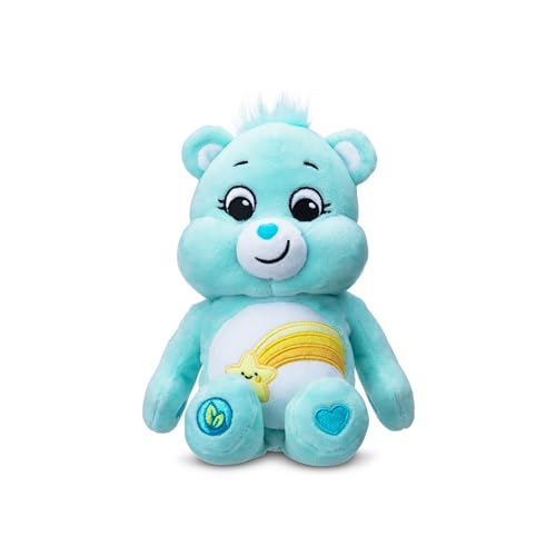 Care Bears 22034 9 Inch Bean Plush Wish Bear, Collectable Cute Plush Toy, Cuddly Toys for Children, Soft Toys for Girls and Boys, Cute Teddies Suitable for Girls and Boys Aged 4 Years +