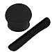 Cestbon Mouse Pad Gel Polso ergonomico Tastiera Mouse Pad Pad poggiapolsi Mousepad Office Supply Gaming Nero,Nero