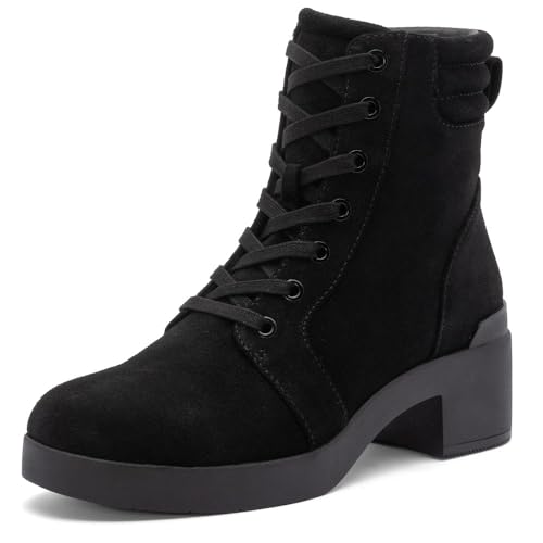 ABEO Capital Lace Boots For Women | Fall Boots for Women | Water Resistant Leather | Built-In Orthotic Insole | Orthotic Boots