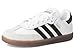 Adidas Unisex-Kids Samba Indoor, White/None/None, 3.5