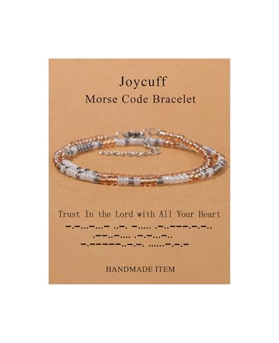 Image of JoycuFF ๐ ๐ผ๐ฟ๐๐ฒ ๐๐ผ๐ฑ๐ฒ ๐๐ฟ๐ฎ๐ฐ๐ฒ๐น๐ฒ๐๐ ๐ณ๐ผ๐ฟ ๐ช๐ผ๐บ๐ฒ๐ป Inspirational Gifts Beads Bracelets for Women Encouragement Birthday Gifts for Daughter Sister Niece Granddaughter Mom Best Friend