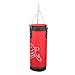 XHTLLO Children's Sanda Boxing Training Hanging Sandbag, 3 Layer Design for Durability, Easy to Fill, Zipper Closure, Plated Iron Chain, for Thai Boxing, Taekwondo, Fitness Training, Red Color