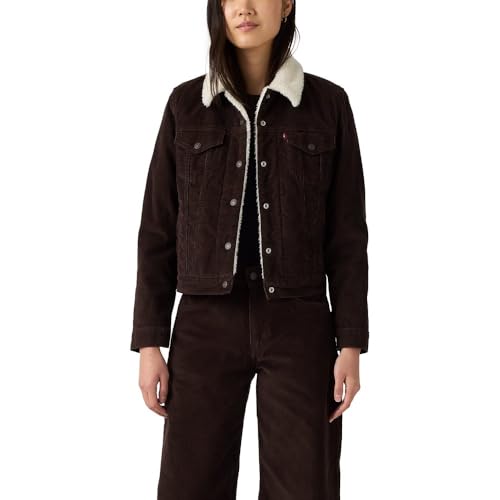 Image of Levi's Women's Original Sherpa Trucker Jackets (Standard and Plus)