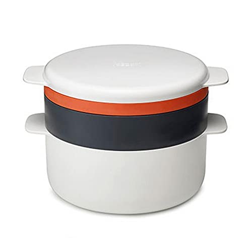 Preisvergleich Produktbild Pansy Mikrowellen Reiskocher - Microwave Dampfgarer / Multifunktionale Mehrschichtig Gedämpfter Reiskocher mit Schmortopf, Dampfgarer, Bratpfanne Für Quinoa, Couscous, Kartoffeln