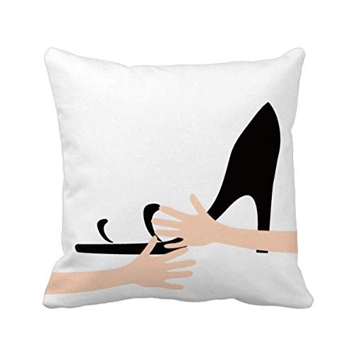 Coussin de couvrir motif talons graphiques une idée cadeau originale - 2