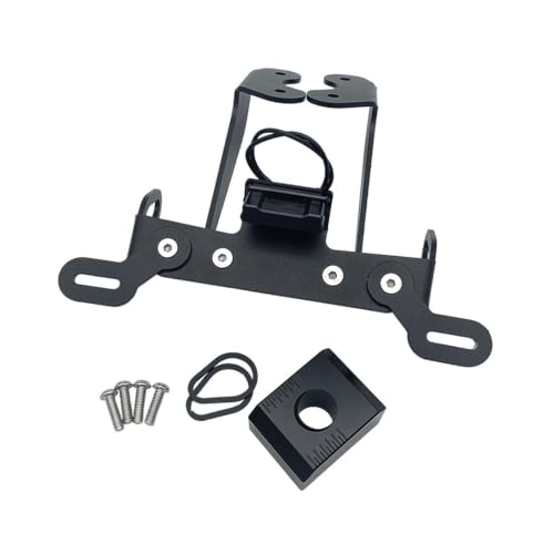 Support de cadre et plaque moto LED épuré en aluminium pour MT09 FZ09
