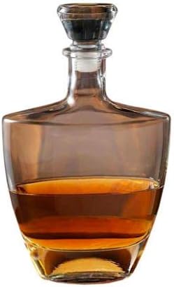 Denizli Spirits 'Aficionado Oval' Whiskey Bottle Handmade Glass Decanter 25 Oz