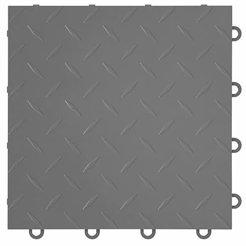 Nitro Tiles Diamond Pattern by FlooringInc Graphite 52-Pack