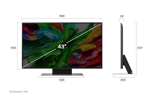 LG 43QNED86A6C TV 43 Zoll (109 cm) 4K QNED evo AI TV (α7 Gen8 4K AI Prozessor, webOS 25, 60Hz) [Modelljahr 2025] 5