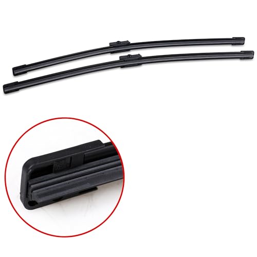 Image of BOSCH 3397118925 AeroTwin Wiper Blades - Set of 2 (21 inch& 21 inch) Side Lock 22mm | Driver and Passenger Side Original Equipment Replacement Blades