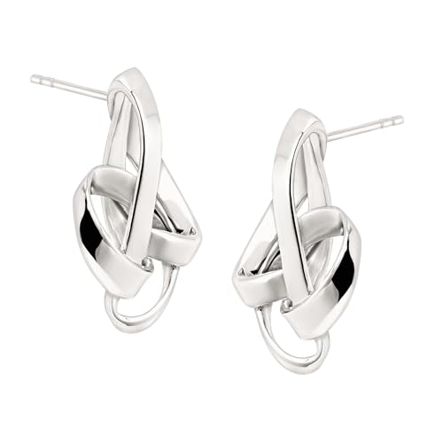 Silpada 'Tied Up' Knotted Drop Earrings in Sterling Silver2