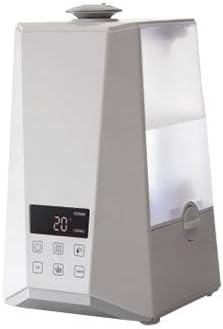 PowerPure 5000 Warm & Cool Mist Ultrasonic Humidifier - Permanent Filter - LCD Display - Remote Control - White