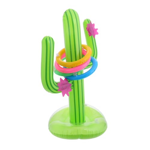 ELAYARD Gioco Lancio Anelli Gonfiabile Cactus per Adulti Gioco Estivo