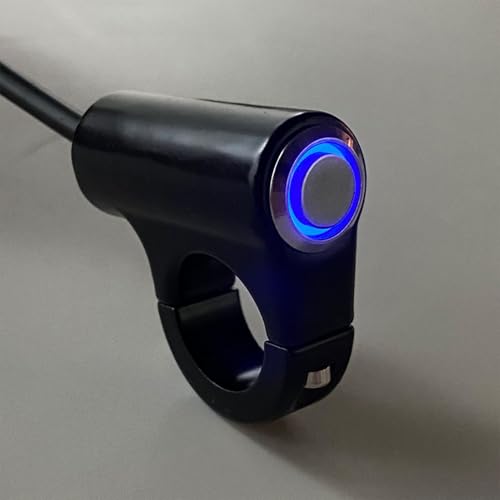 Interrupteur de lumière de moto commande phare scooter VTT vélo électrique - 6