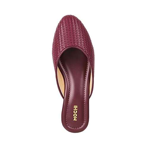 Image of Mochi Women Synthetic Leather Mules
