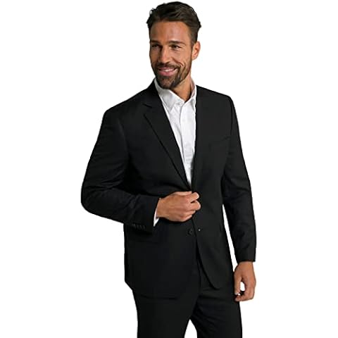 JP 1880 Herren große Größen Übergrößen Menswear L-8XL Anzug KELTO, FLEXNAMIC®, bis Gr. 72/36 schwarz 60 806497100-60 Cover