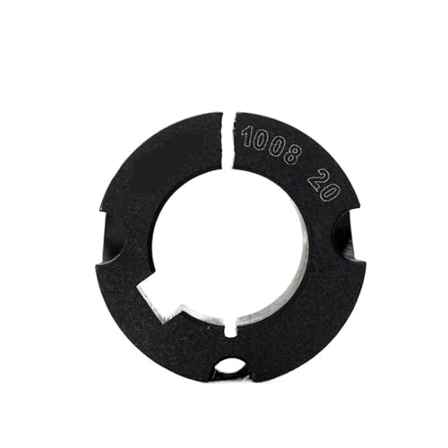 Rueda sincrónica, Buje de bloqueo cónico polea distribución tipo V, dos tornillos fijación, fosfatado superficial y ennegrecido(16mm)