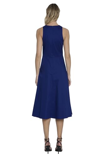 Image of Maggy London Women's Cotton Sleeveless Jewel Neck Dress for Women | Versatile Summer Dresses for Women