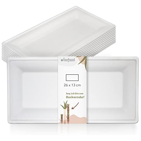 Platos de caña de azúcar desechables Wisefood Cover