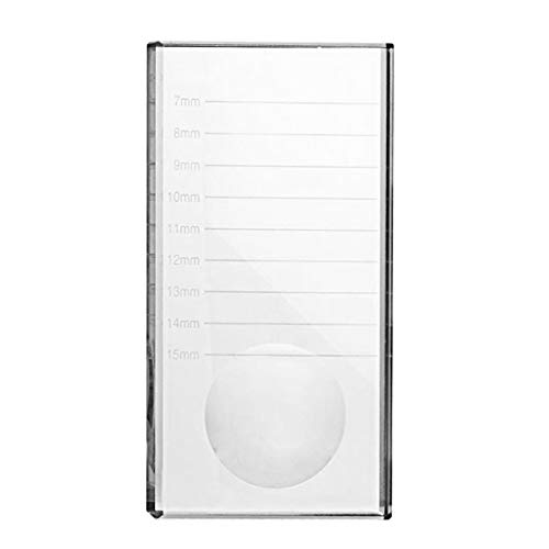 Wimpern Kleber Glas Halter Wimpern Kleber Palette Transparent Wimpernverlängerung Ständer Glas Pad Make-Up-Tool Cover